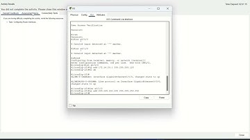 KONFIGURASI SRWE 1.5.10 Packet Tracer - Verify Directly Connected Networks