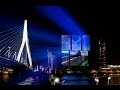 Grootste video mapping van Europa, in Rotterdam