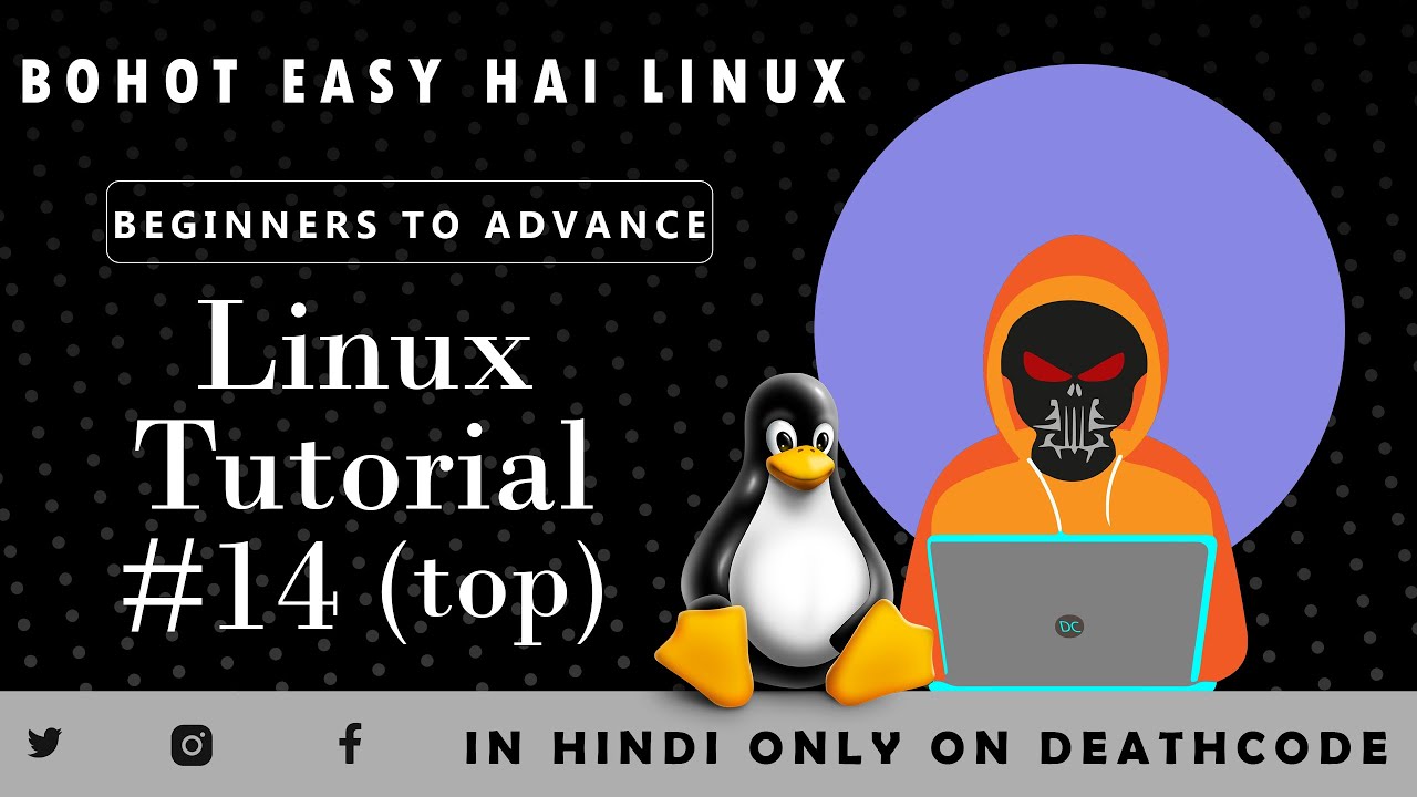 Linux Tutorial 14: Mastering the top Command 🖥️ || In Hindi || Death ...