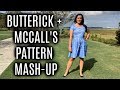 Butterick 6449 + McCall's 6955 PATTERN MASH-UP!
