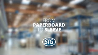 From paperboard to sleeve with #SIG