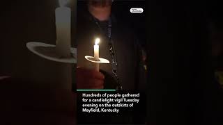 Hundreds Attend Kentucky Candlelight Vigil for Tornado Victims