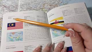 ASMR ~ Facts about EVERY Flag in Eastern Asia! ~ Soft Spoken Tracing screenshot 1