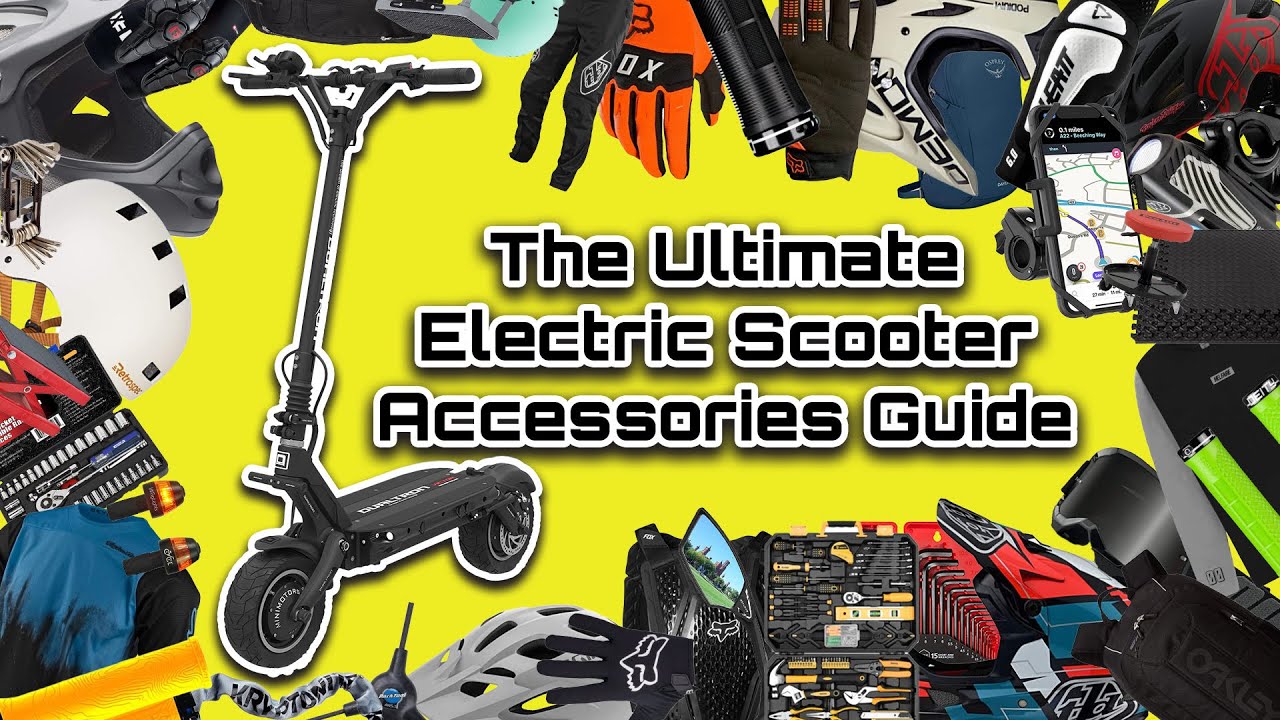 A Guide to the Best Electric Scooter Accessories!