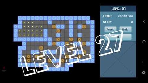 Classic Sokoban Level 27 | without UNDO | Solution 1 - 90