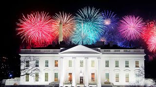 video: Watch: Bidens watch Inauguration Day fireworks from the White House