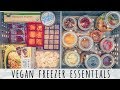 WHAT’S IN MY VEGAN FREEZER | vegan freezer meals + essentials