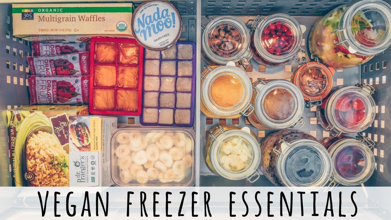 WHAT’S IN MY VEGAN FREEZER | vegan freezer meals + essentials – Easy ...