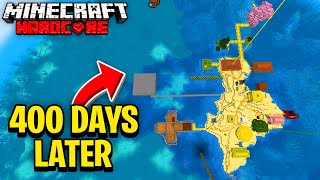 I Survived 400 Days on a SURVIVAL ISLAND in 1.20 Hardcore Minecraft