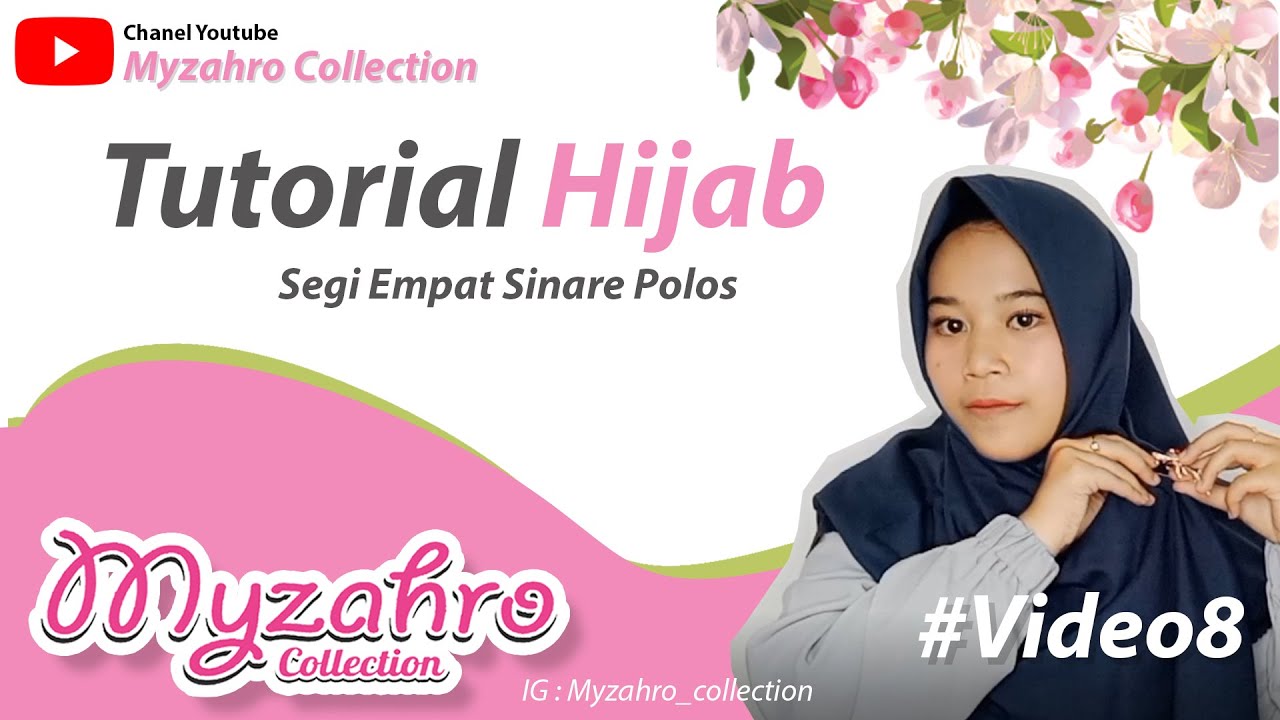 Tutorial Hijab Segi Empat - Luxury - YouTube