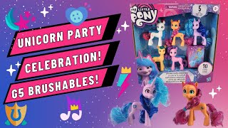 The 1St Brushables Of G5 My Little Pony A New Generation Unicorn Party Celebration