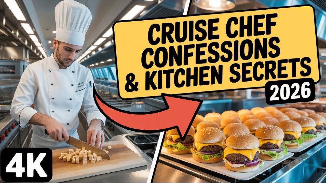 Behind the Scenes Cruise Chef Confessions & Kitchen Secrets 2026 YouTube
