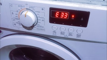 E33 error code super general washing machine  E33 super general washing machine  what is the problem