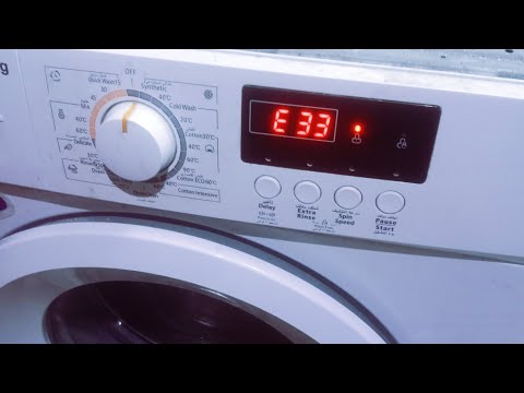 E33 error code super general washing machine  E33 super general washing machine  what is the problem