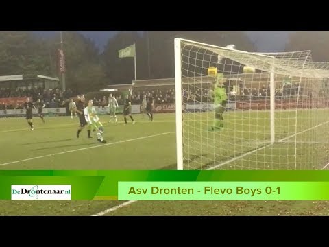 VIDEO | Asv Dronten lijdt zure nederlaag tegen koploper door goal in 88ste minuut