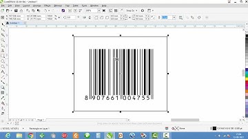 COREL DRAW TUTORIALS - CONVERT A BARCODE TO VECTOR