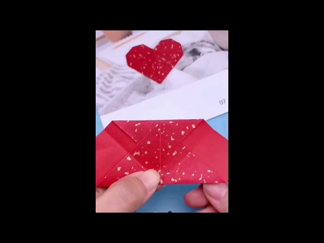 Cara Membuat Origami Hati Keren class=