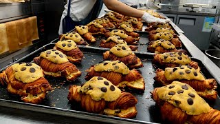 A popular dessert these days! Delicious cookie croissant, crookie