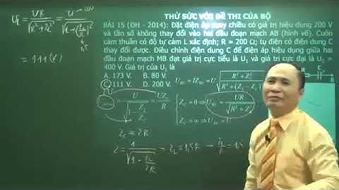 Dạng 4 Bài Toán Cực Trị L Thay Đổi Để URL Max, C Thay Đổi Để 21