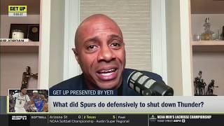 GET UP | Jay Williams reacts to Wemby fires 33-pts lead Spurs win over Thunder to even series 2-2