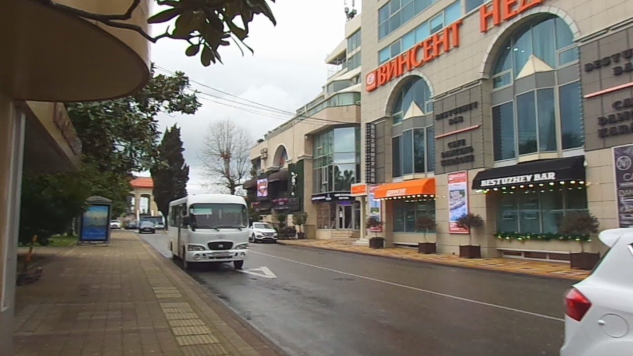 Автобус №114 (Сочи). Морской вокзал - Пластунка, ул. Леселидзе