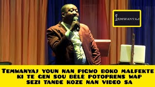 Temwanyaj Youn Nan Pigwo Boko Malfekte Ki Te Gen Sou Bélé Potoprens Wap Sezi Tande Koze Nan Video Sa
