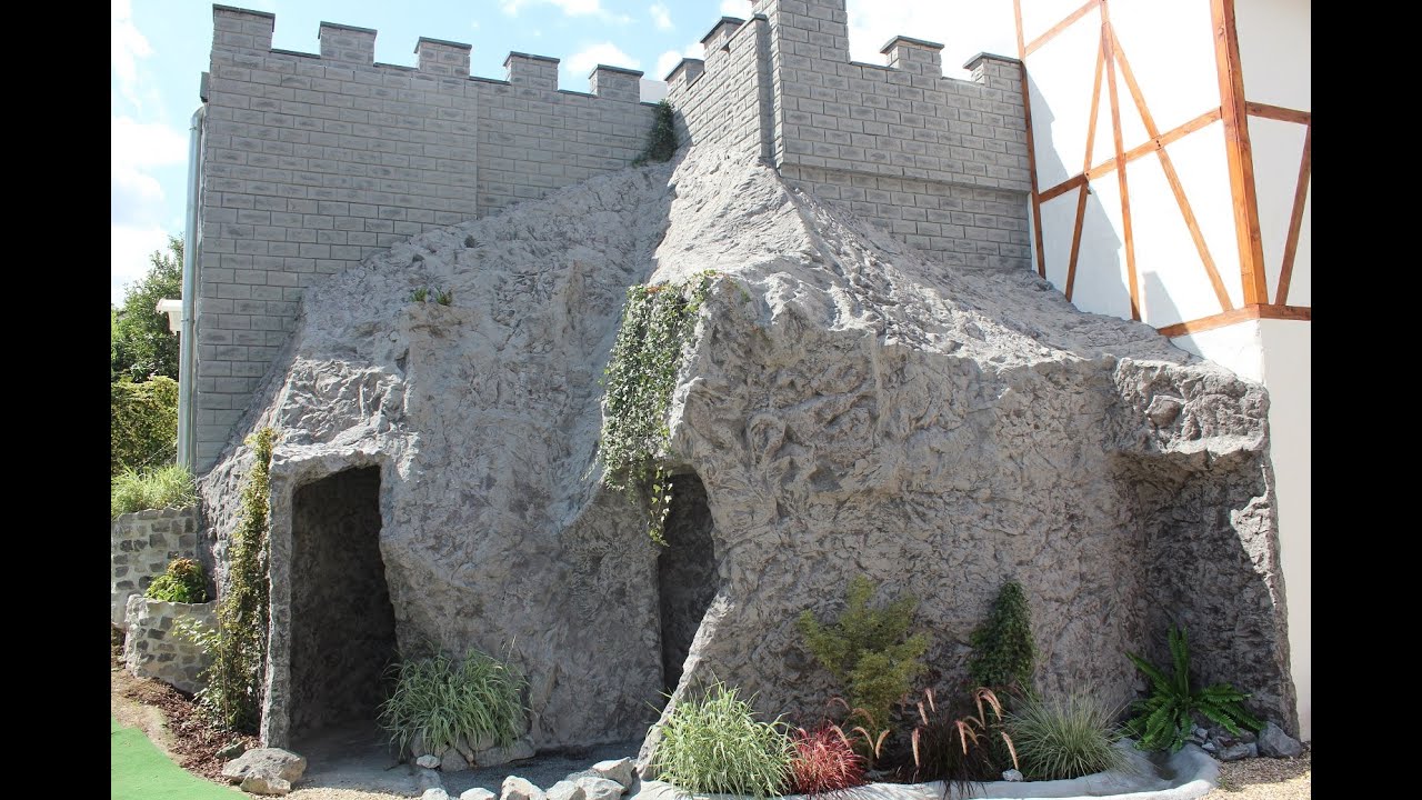 felskulisse - eine burgmauer auf einem berg aus kunstfelsen - youtube felskulisse - eine burgmauer auf einem berg aus kunstfelsen - youtube