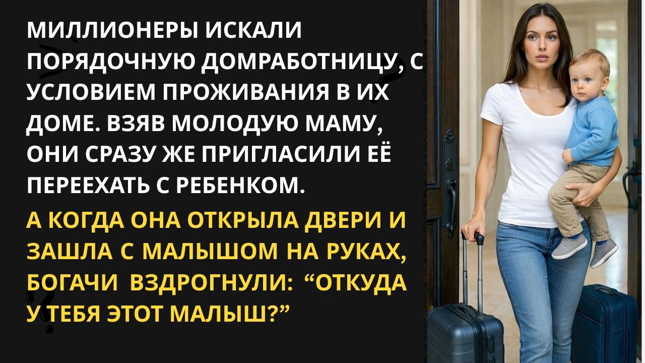 Миллионеры искали порядочную домработницу — взяв молодую маму, они не знали всей правды…