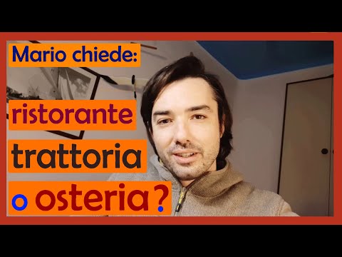 Video: Differenza Tra Bar E Ristorante