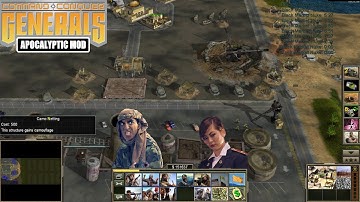 GLA STEALTH VS 7 BOSSES - C&C Generals Zero Hour Apocalyptic mod