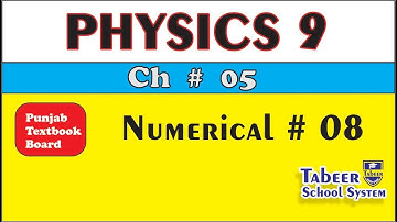 Matric Part 1, Numerical Problem 5.8, 9th Class Physics Chapter 5  Gravitation PTB
