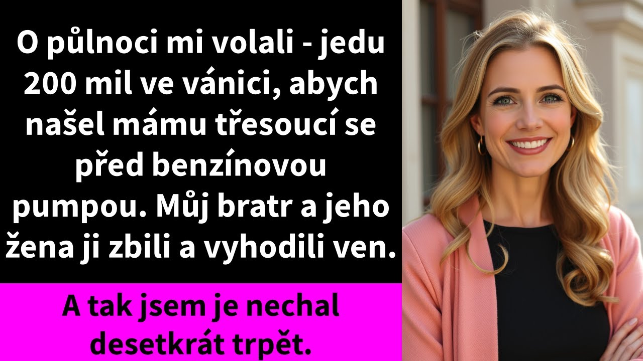 O půlnoci mi volali - jedu 200 mil ve vánici, abych našel mámu třesoucí se před benzínovou pumpou.
