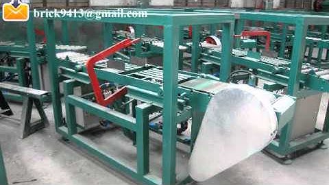 automatic brick cutting machine in brick manufacturing plant