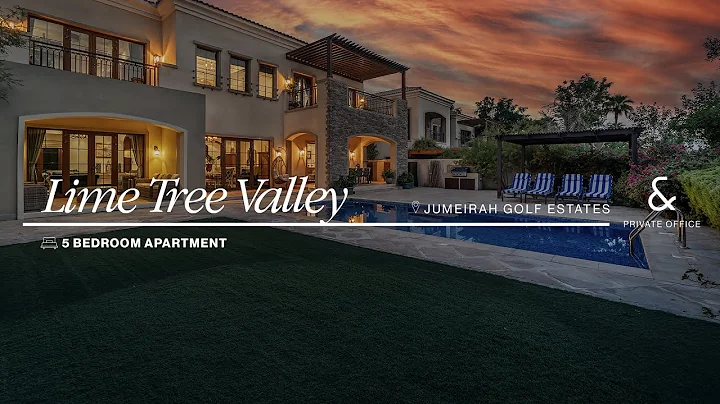Five Bedroom Villa for Sale in Lime Tree Valley, Jumeirah Golf Estates