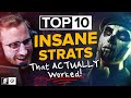 The Top 10 Insane Esports Strats that ACTUALLY Worked