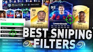 Make 200K FAST using these Sniping Filters (BEST TRADING METHOD) FC24