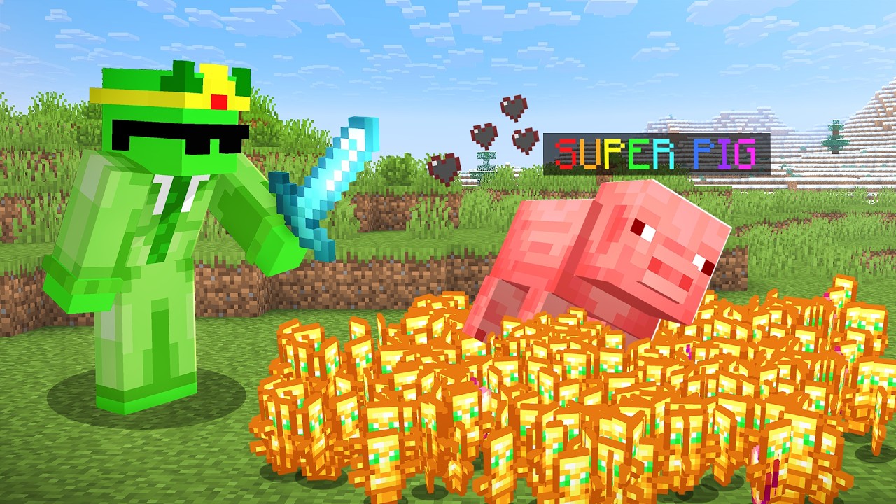 Minecraft but Mobs are Super OP..!