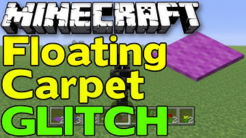 Minecraft PS3 + Xbox 360: FLOATING CARPET GLITCH/How To /Tutorial