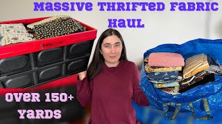 Scored 150 yards of Thrifted Fabric for my Business: A Fabric Haul and Review