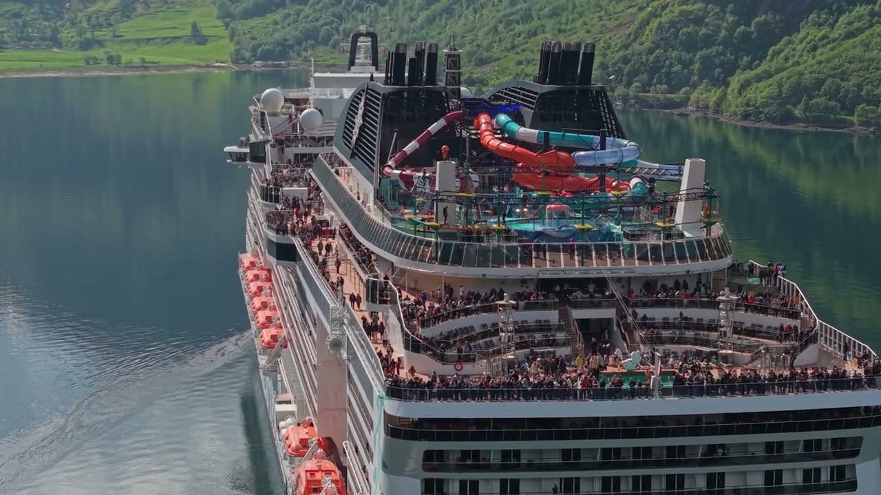 MSC EURIBIA - cruise ship in Geiranger 20.05.2025