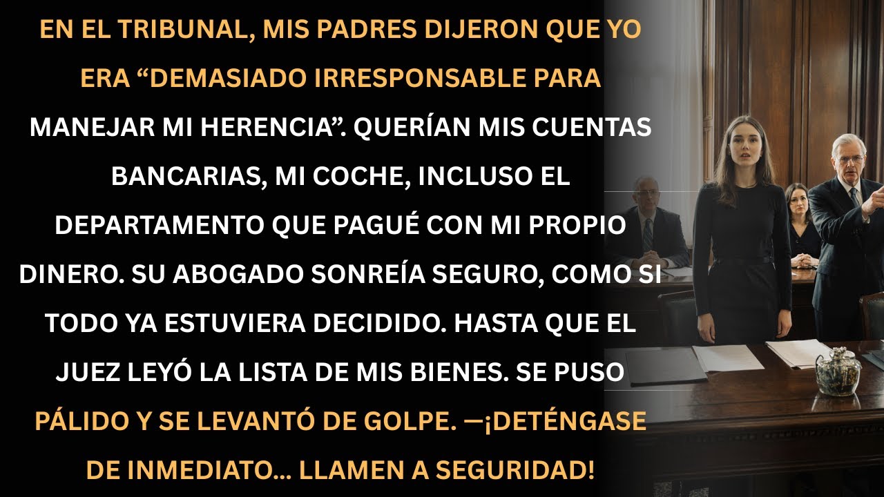Mis padres querían mi herencia… hasta que el juez leyó la verdad y todo cambió.