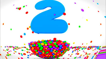 LEARNING NUMBER 2 SPARTA PITCH & 5 COLOR BALLS | INSPIRED BY GRID PATTERN