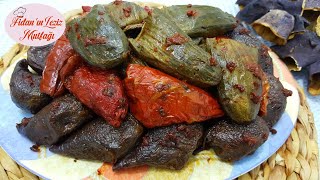 PİŞİRME ÖNERİSİYLE✔️ANTEP VE ADANA YÖRELERİNE AİT KARIŞIK KURU PATLICAN DOLMASI😋KENDİ USULÜMCE👌