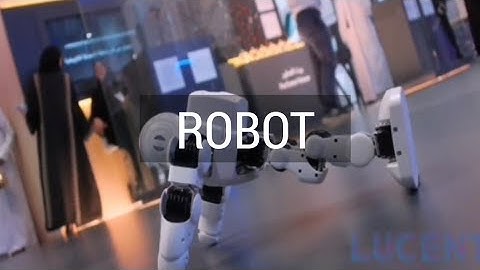 Lucent Lab |  robot and interactive display at DIGAE 2018 for Dubai municipality