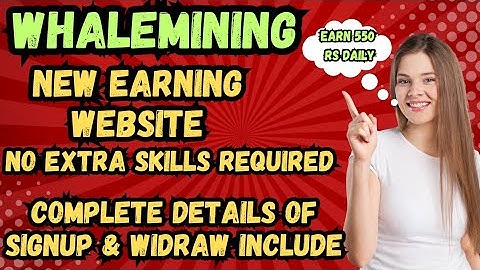 WhalesMining | Make money by online mining | Online Income site #20sMentor786