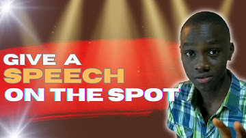 5 powerful tips on how give an Impromptu speech