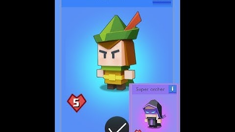 [Tâm điểm nhân vật] - Archer - Skin Super Archer - Arrow.io