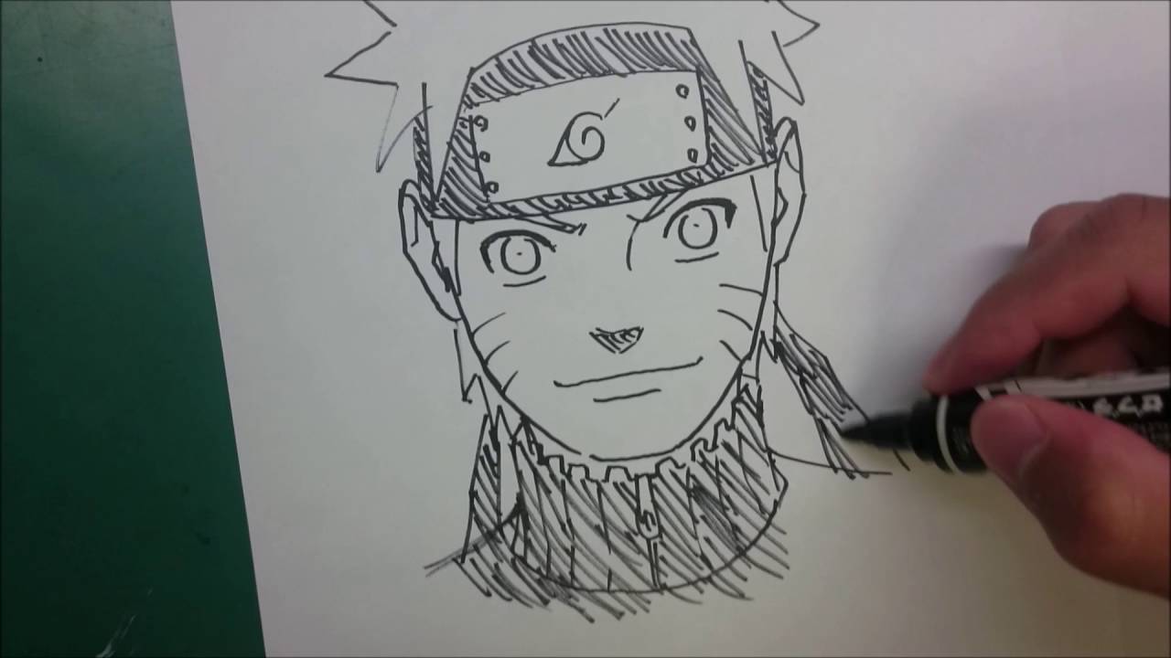 Naruto 早描きナルト Speed Drawing Naruto Youtube