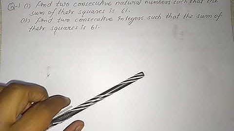 QUADRATIC EQUATIONS Exe 5.5 Q1