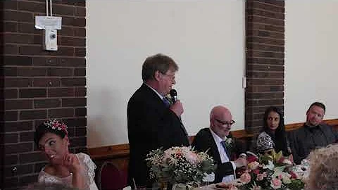 Frank and Shelley's wedding Frank's speech